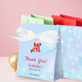 Oh Baby Santa & Mrs. Claus ベビーシャワー フェイバーボックス