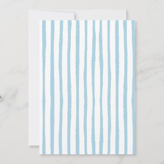 Oh Baby Script Elephant in Hot Air Balloon Shower 招待状 (裏面)