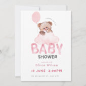 Oh Baby Shower Celebration Design 招待状 (裏面)