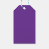 Oh Baby Shower Purple ギフトタグ (裏面)