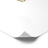 Oh Baby Shower Welcome Sign Poster ポスター (角)