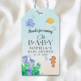 Oh Baby Under Sea Baby Shower ギフトタグ