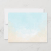 Oh Baby Under Sea Baby Shower サンキューカード (裏面)