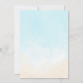 Oh Baby Under Sea Baby Shower 招待状 (裏面)