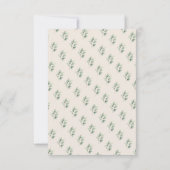 Oh Baby Warm Beige Woodland Fox サンキューカード (裏面)