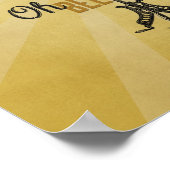 Oh Bee Haveヴィンテージビーバードケージ&クラウンポスター ポスター (角)