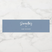 Oh Bohoミニマリスト赤ちゃんシャワー ペットボトルラベル (シングルラベル)