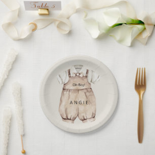 Oh Boho Baby Shower ペーパープレート
