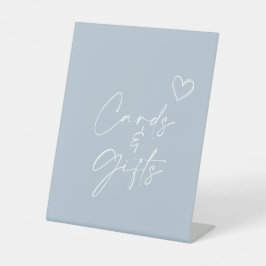 Oh Boyミニマリスト赤ちゃんシャワーカードとギフト 台座サイン