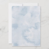 Oh Boy モダン Blue Balloon Baby Shower 招待状 (裏面)