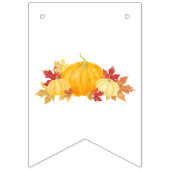 Oh Boy A Little Pumpkin途中の水の色b バンティングフラッグ (第1の旗)