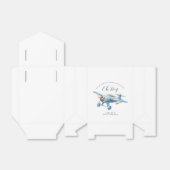 Oh Boy! Adventure Awaits Airplane Boy Baby Shower フェイバーボックス (折り畳みなし)