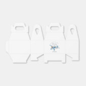 Oh Boy! Adventure Awaits Aviator Boy Baby Shower フェイバーボックス (折り畳みなし)