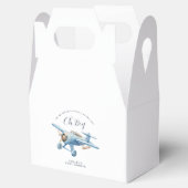 Oh Boy! Adventure Awaits Aviator Boy Baby Shower フェイバーボックス (オープン)