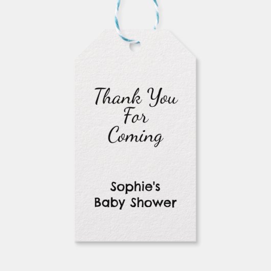 Oh Boy, Adventure Awaits, Blue ギフトタグ (裏面)