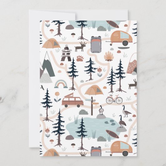 Oh Boy, Adventure Awaits, Hot Air Balloon  サンキューカード (裏面)