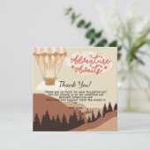 Oh Boy, Adventure Awaits, Hot Air Balloon Square サンキューカード (スタンド正面)