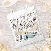 Oh Boy, Adventure Awaits, Hot Air Balloon Square フェイバーバッグ (クリップ留めされた状態)