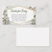 Oh Boy Adventure Begin Baby Shower Books for Baby エンクロージャーカード (正面/裏面)