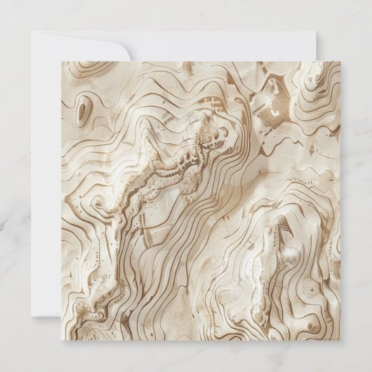 Oh Boy Adventure Begin | Square Bear Baby Shower 招待状 (裏面)