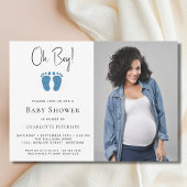 Oh Boy Baby Shower写真 招待状