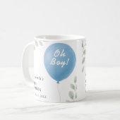 Oh Boy Baby Shower コーヒーマグカップ (正面左)