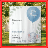 Oh Boy Baby Shower タペストリー
