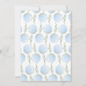 Oh Boy Baby Shower 招待状 (裏面)