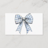 Oh Boy Baby Shower Book Request Card エンクロージャーカード (裏面)