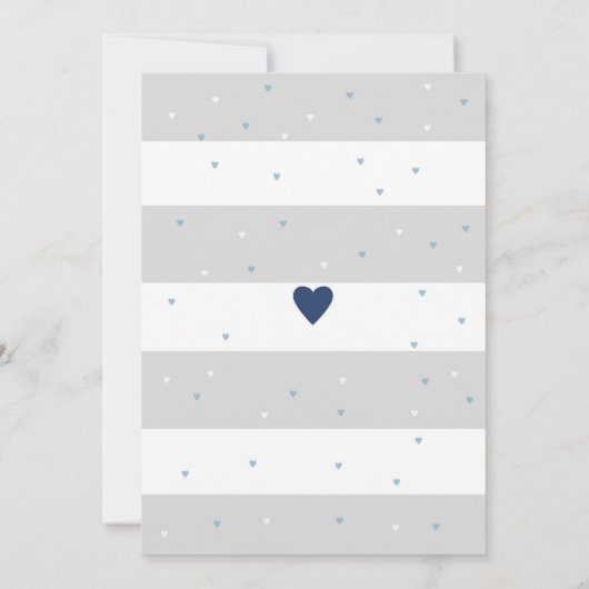 Oh Boy Baby Shower Invitation 招待状 (裏面)