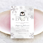 Oh Boy Baby Shower Invitation 招待状