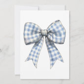 Oh Boy Baby Shower Invitation with Book Request 招待状 (裏面)