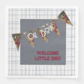 Oh, Boy! Baby shower napkins (正面)