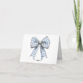 Oh Boy Baby Shower Thank You Card – Matching  サンキューカード (裏面)