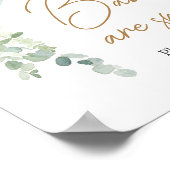 Oh Boy Balloon赤ちゃんシャワーベビーは甘い ポスター (角)