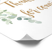 Oh Boy Balloon Baby Shower Thanks for 来's ポスター (角)