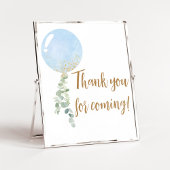 Oh Boy Balloon Baby Shower Thanks for 来's ポスター