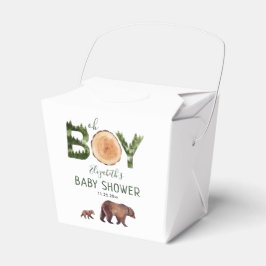 Oh Boy Bear Baby Shower フェイバーボックス