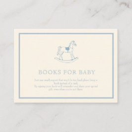 Oh boy Blue Ribbon Cute Elegant  Books for baby エンクロージャーカード