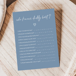 Oh Boy Boho Minimalist Baby Shower Who knows Game