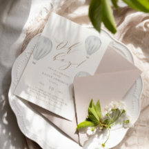 Oh Boy - Boy Baby Shower熱気球