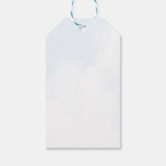 Oh Boy, Cute Bear Baby shower boy ギフトタグ (裏面)