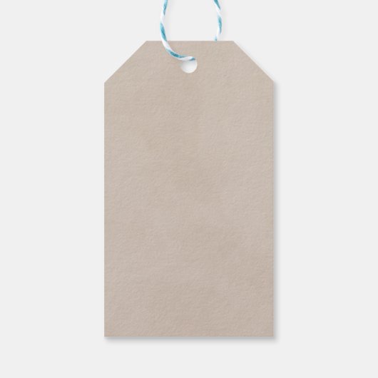 Oh Boy, Cute Bear Baby shower boy ギフトタグ (裏面)