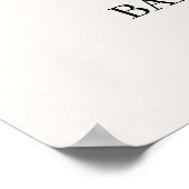 Oh Boy, Cute Bear Baby shower boy ポスター (角)