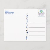 Oh Boy Dots and ストライプTriproud Youポストカード ポストカード (裏面)