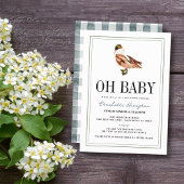 Oh Boy Duck/MallardクラシックBoy Baby Shower 招待状