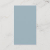 Oh Boy Dusty Blue Books for Baby Shower エンクロージャーカード (裏面)
