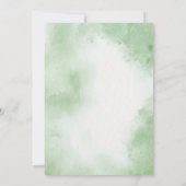 Oh Boy Eucalyptus Balloon Greenery Baby Shower 招待状 (裏面)