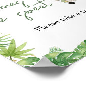 Oh Boy Jungle Safariベビーシャワーベビーは甘い ポスター (角)