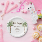 Oh Boy Jungle Safariベビーシャワー ペーパープレート (パーティー)